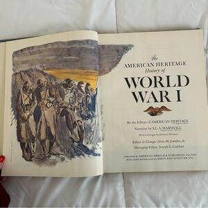 The American Heritage History of World War 1 HC Book Great Photos No Dust Jacket